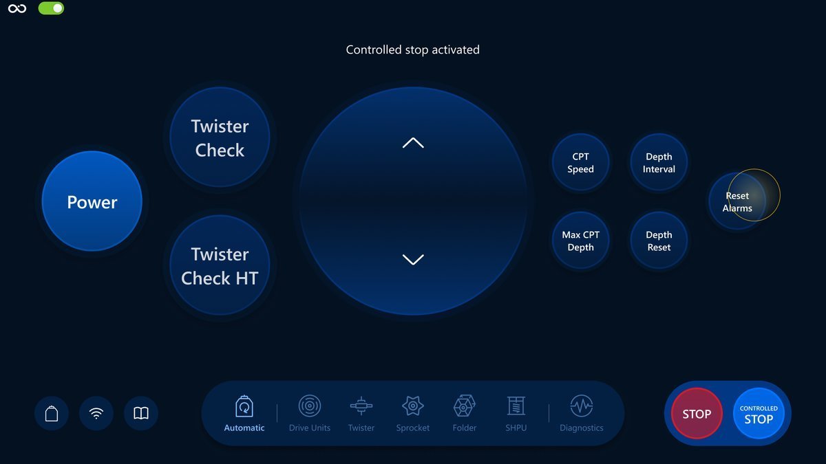 Reset Alarms on a Visualization screen Reset Alarms on a Visualization screen