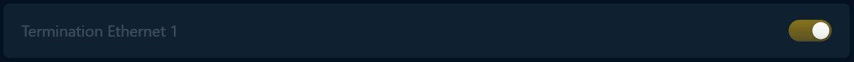 Toggle with warning status Toggle with warning status