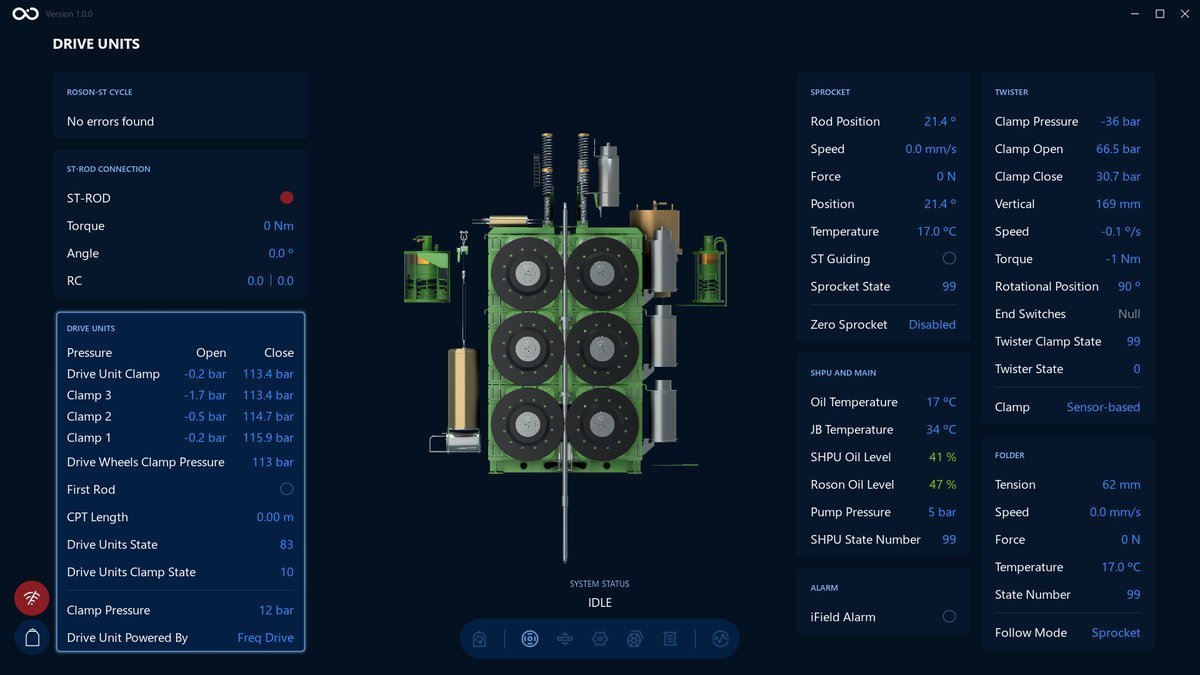 Clamp State changed on a Visualization screen Clamp State changed on a Visualization screen
