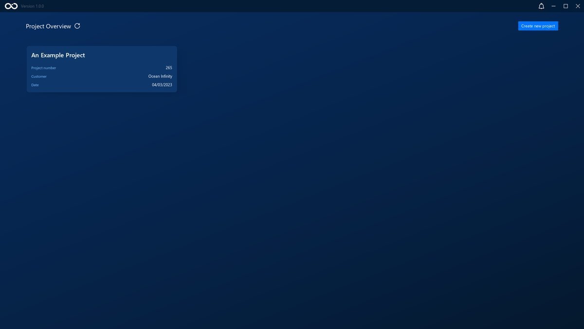 The IField starting screen